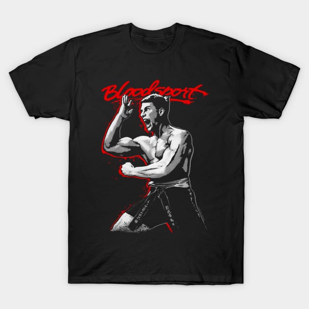 Bloodsport action T-Shirt by lonignginstru